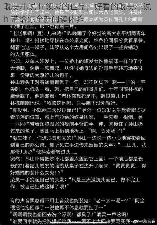 耽美小说 h 领域的佳品，好看的耽美小说 h 带给你全新阅读体验